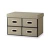 3WAY Drawer Storage 4 Brown Box, Drawers, SST4H-60,