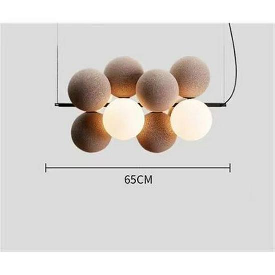 Люстра Wabi-Sabi в скандинавском стиле люкс из бархата для виллы, гостиной, бара или спальни