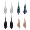 1 Pair Women Hook Earrings Shiny Sequin Anti-allergy Tassel Lightweight Ear Decoration Jewelry Prom Cocktail Party Hanging Earrings Dangle Earrings