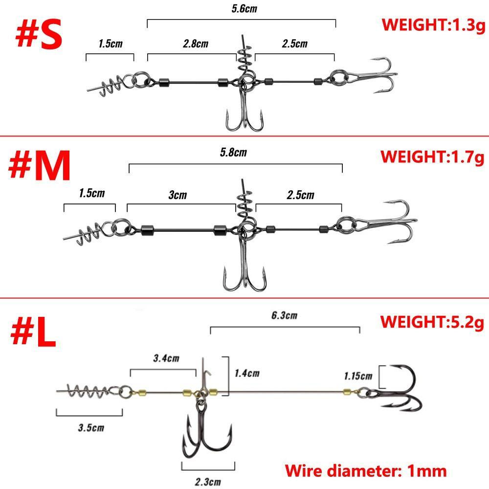 Рыболовный крючок из стальной проволоки, вспомогательный крючок, крючок для веревки, тройной рыболовный крючок, рыболовные снасти