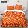 Пододеяльник для гурманов, комплект постельного белья с изображением бургеров, хот-догов, картофеля фри, пододеяльник из микрофибры, покрывало из микрофибры, украшение для спальни размера «king size»
