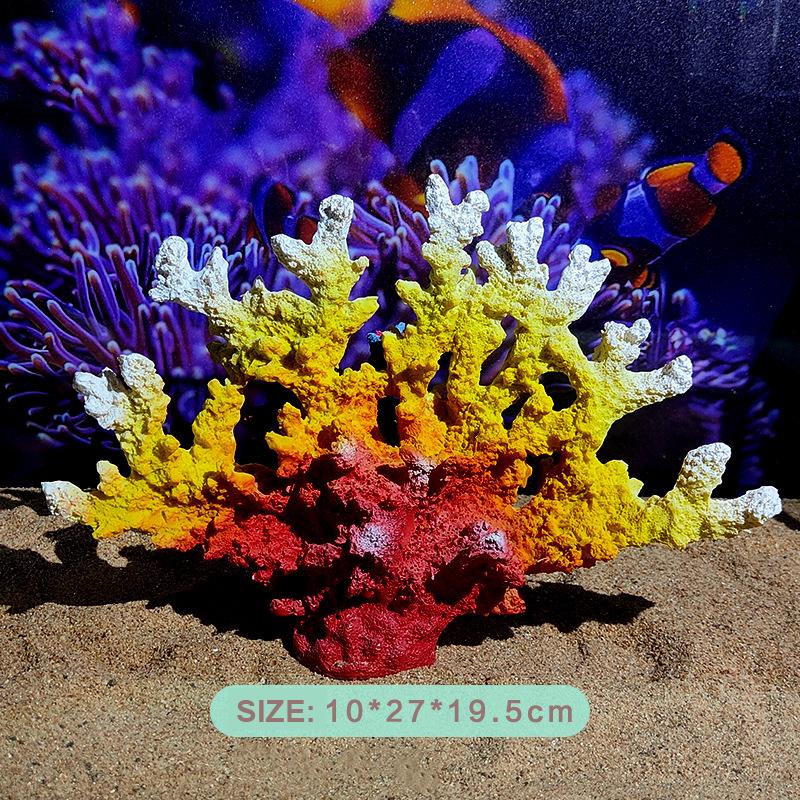 Fish Tank Aquarium Small Ornaments Colorful Simulation Coral Water Artificial Plants Aquarium Decorations Accessories Gifts