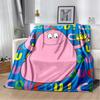 Семейное одеяло с героями мультфильмов Les Barbapapa, мягкое одеяло для дома, спальни, кровати, дивана, пикника, путешествия, офиса, детское одеяло