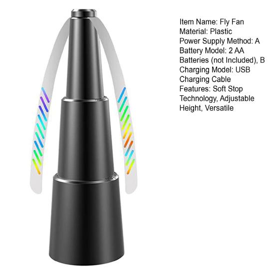 Вентилятор Fly с мягкой остановкой и светоотражающими настольными лопастями Технология Fly Fan Вентилятор с защитой от комаров