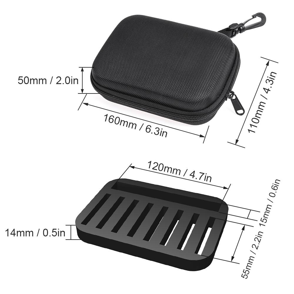 Fishing Flies Bag Protective Case Cover for Fishing Flies Hooks Paillette Spoon Lures Storage Bag