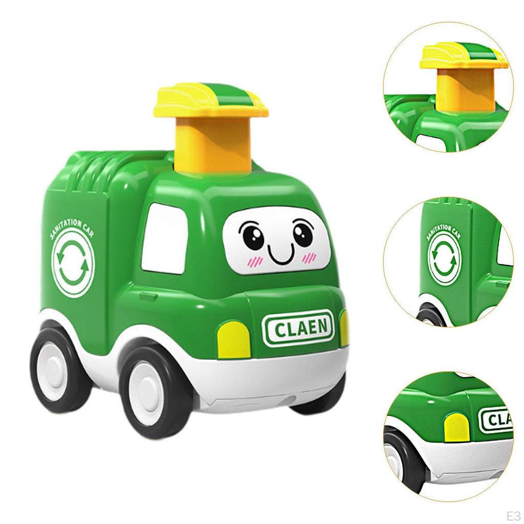 Baby Push and Go Car Игрушечная машинка для малышей, интерактивный инерционный мультяшный завод для вечеринки