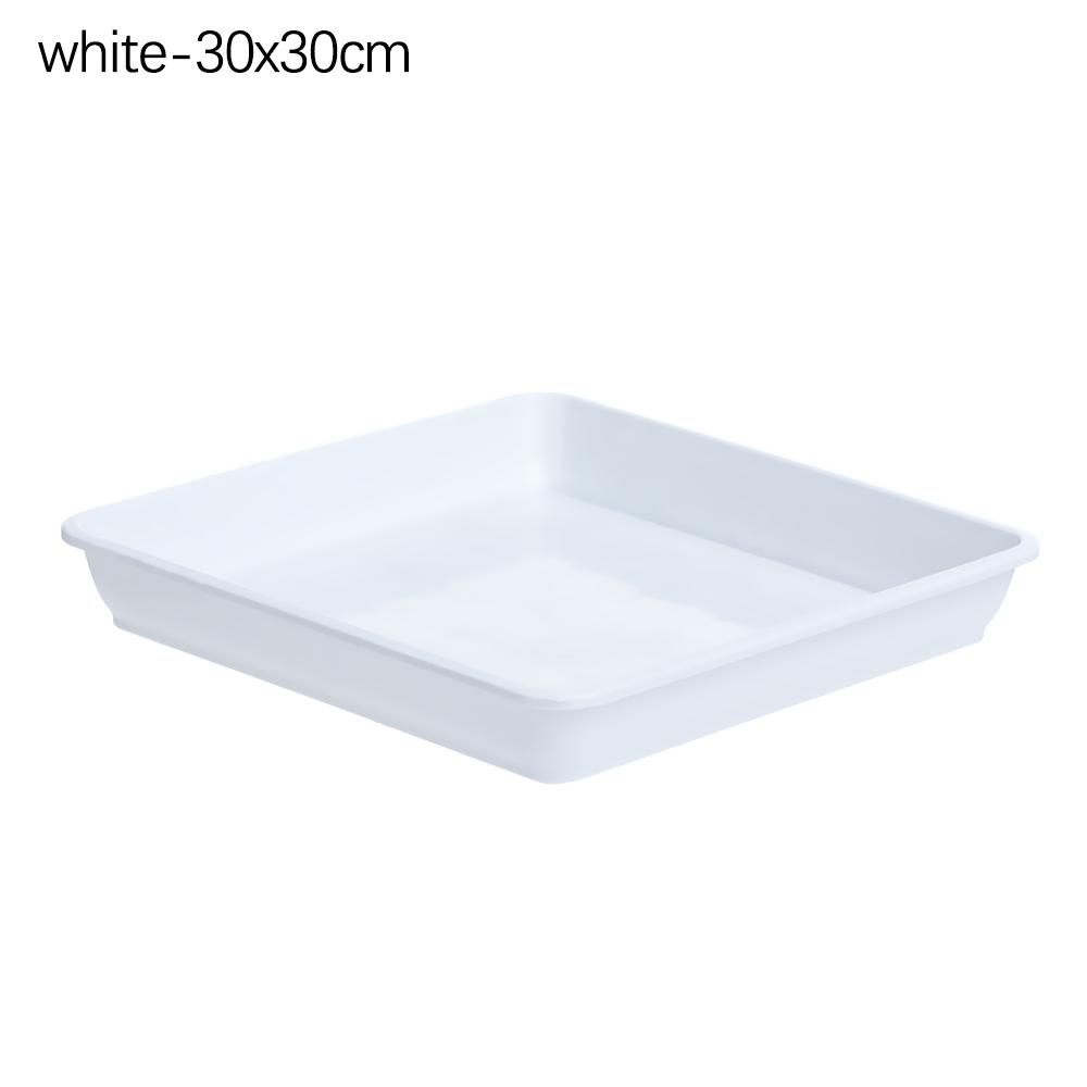 1Pcs Garden Flower Pot Square Plastic Tray Saucers Indoor Outdoor Plant Saucer Drip Trays