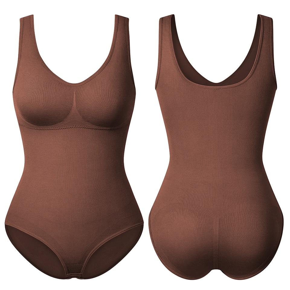 Женское корректирующее белье, боди, жилет для тренировки талии, формирователь всего тела, боди с контролем живота, нижнее белье для похудения, сексуальные топы на бретелях с v-образным вырезом