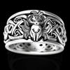 Viking Fox Celtic Ring - Retro Fashion for Men
