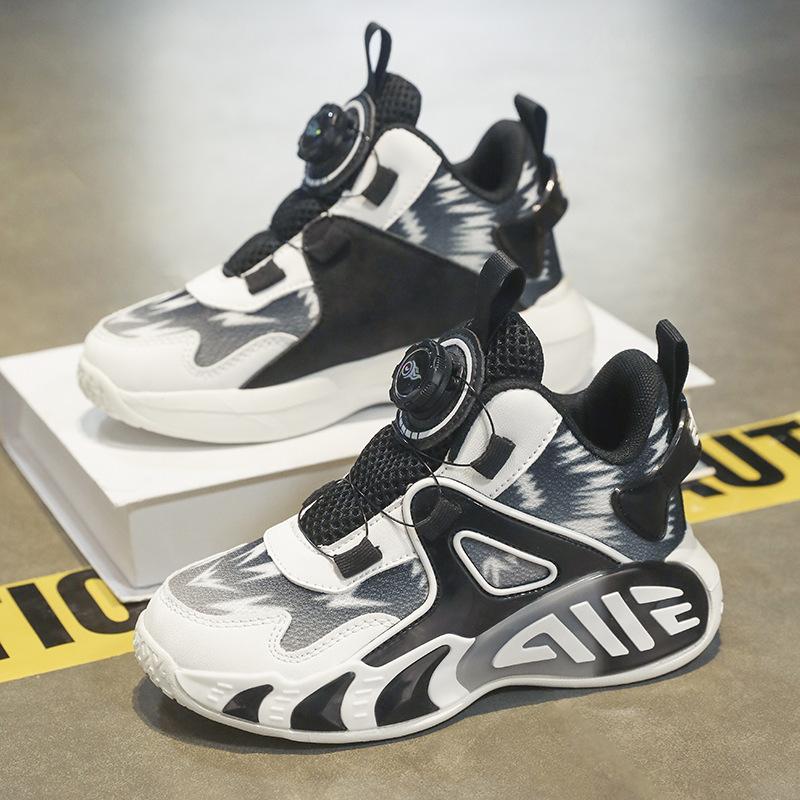 Girls shoes sports shoes summer 2025 new children's basketball shoes breathable mesh girls shoes primary school students summer