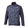 Breath Thermo Warmer Training Light Navy Jacket, Heat-Generating Material, 32MEC541, Men's,