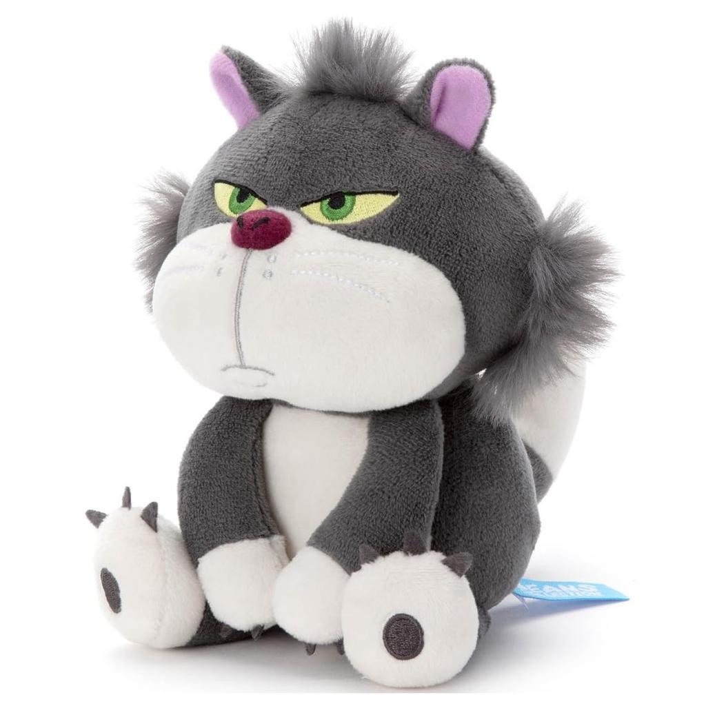Disney Character Washable Beans Collection Lucifer Plush Toy, Approximately 15cm Tall