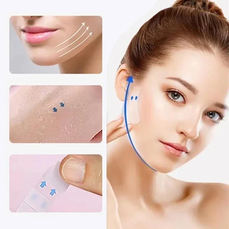 Face Lift Tape Invisible Facial Slimming Patch V Shape Chin Up Lifting Mask Beauty Sticker Anti-Wrinkle Face Slimming Band