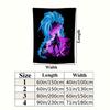 Jinx Wall Tapestry Aesthetic Wall Hanging Printed Fabric Blanket Decorative Tapestries For Bedroom Living Room Home Decor