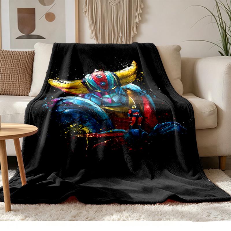 goldorak Soft and comfortable flannel Suitable for sofas living rooms outdoor camping travel and also makes a great anniversary gif