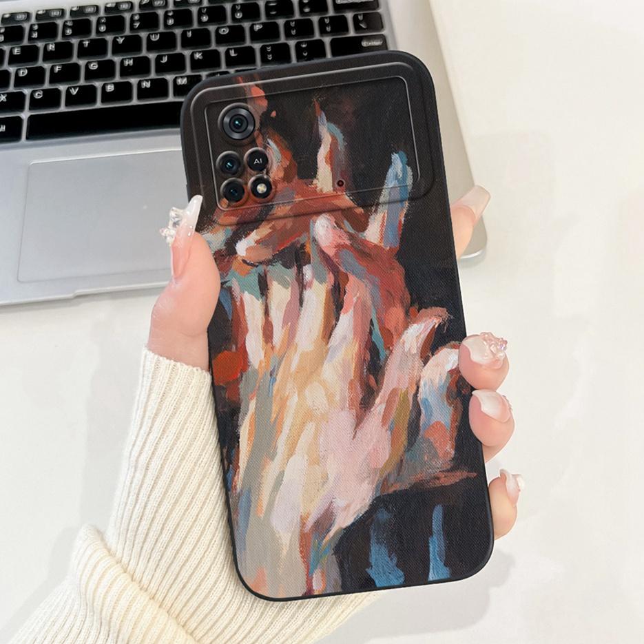 Чехол для Xiaomi Poco M4 Pro 4G PocoM4 5G Милый Чехол-Крышка с Мультяшной Пандой Мягкий ТПУ Чехол для Телефона Для Xiaomi Poco X4 Pro PocoM4 Pro 5G Корпус