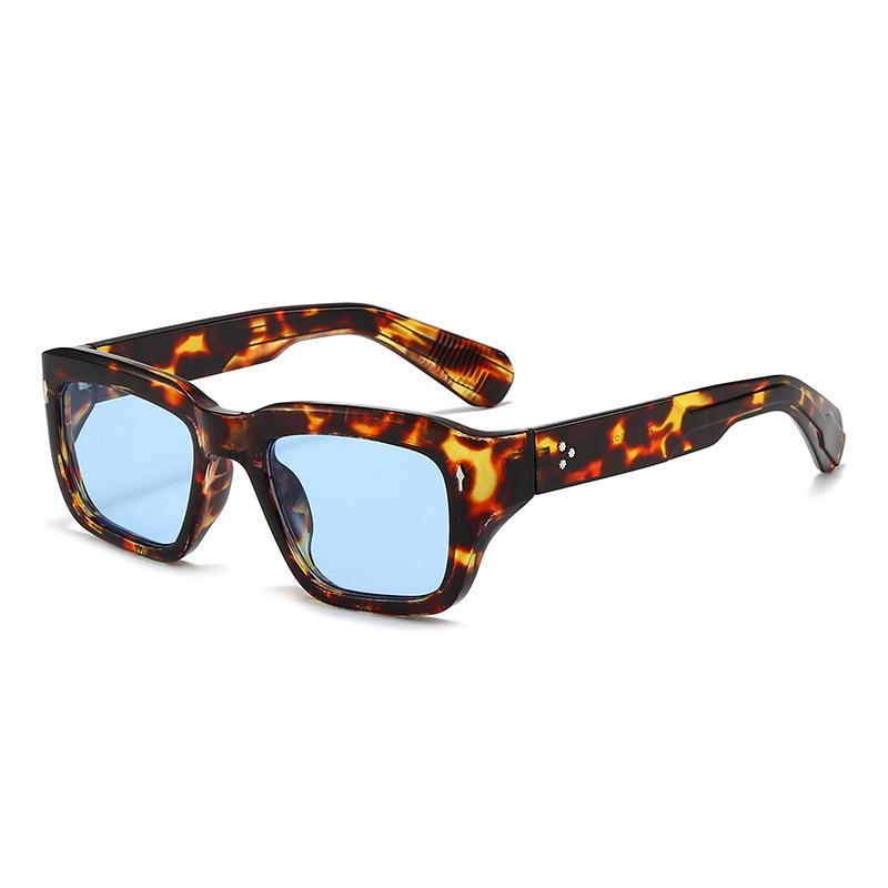 European and American retro rice nails box hip hop punk versatile sunglasses fashion outdoor sunscreen driving sunglasses