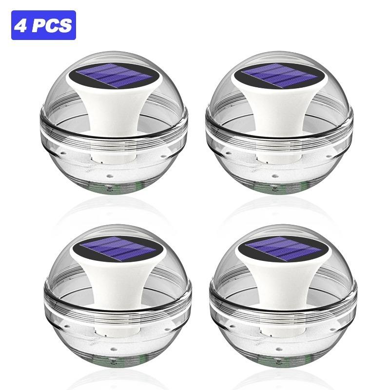 Светодиодные солнечные светильники для бассейна, водонепроницаемые, для сада, пруда, ландшафтного украшения, солнечные плавающие лампы, работающие от солнечного света, ночники