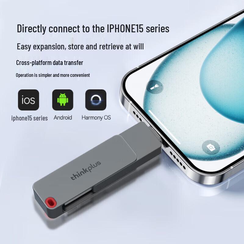 Lenovo Флеш-накопитель USB ThinkPlus TPU301 с двойным интерфейсом