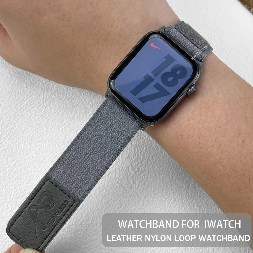 Nylon Trail Loop Strap For Apple Watch Ultra Band 49mm 46mm 42mm 45mm 41mm 44mm 40mm 38mm Bracelet for iWatch Series 11 10 9 8 7 6 5 4 SE Accessory