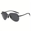 Rimless Polarized Fashion Sunglasses Men Ultralight Pilot Glasses for Women Mirror Frameless Driving Glasses UV400