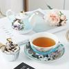 1 комплект керамического чая на один комплект, набор чайника на одного с чайной чашкой и блюдцем, фарфоровый подарочный набор для чая, лучший подарок для друга семьи, любовника и женщины