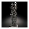 3D Visual Gold Silver Metal Figure Art Statue Canvas Painting Romantic Abstract Posters and Prints Wall Pictures Modern Home Decor for Living Room