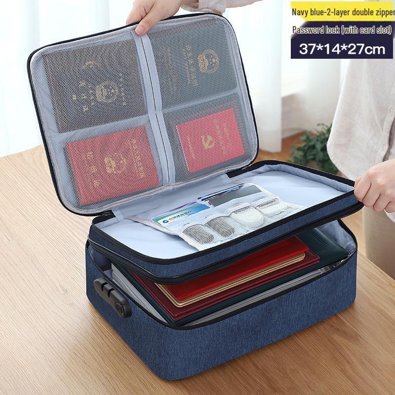 Многослойная сумка-органайзер большой вместимости для ID-карт и паспортов