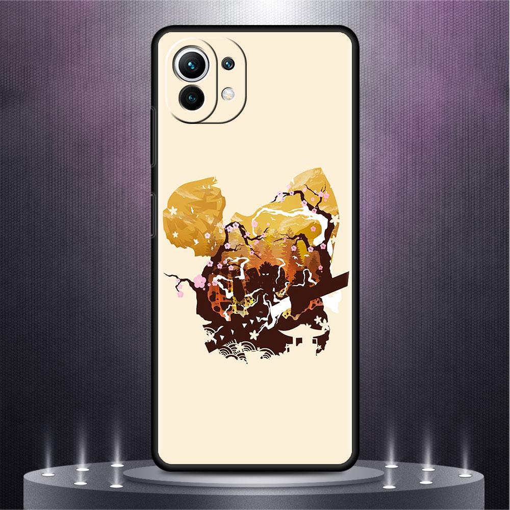Чехол для Xiaomi Mi Poco X3 X4 NFC M3 Mi 11 11T 10 T 9T 12 9 10T Lite силиконовый чехол для телефона Demon Slayer Anime