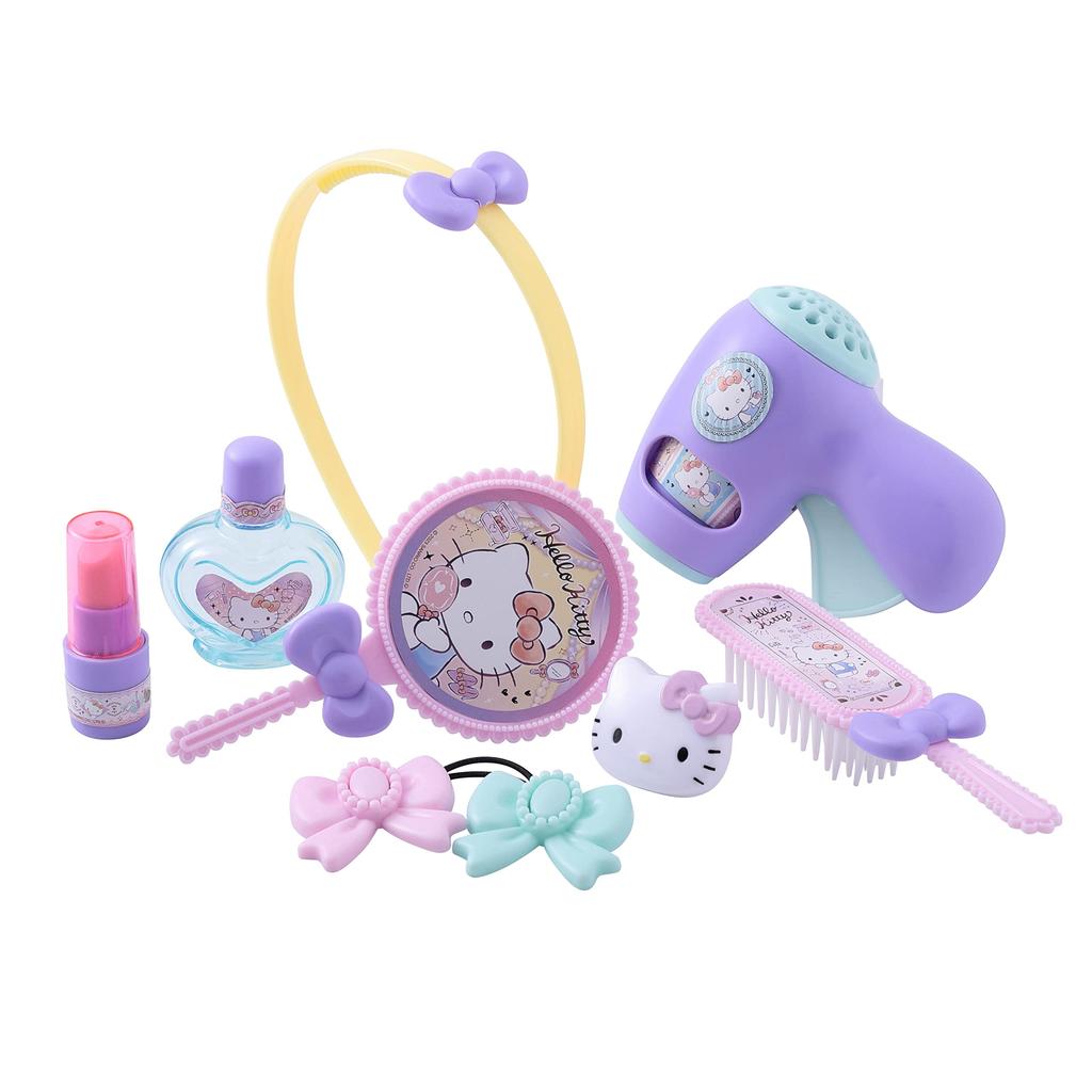 Maruka Hello Kitty Hair & Makeup Set, Toy Accessories, Ages 3 and Up, 194225