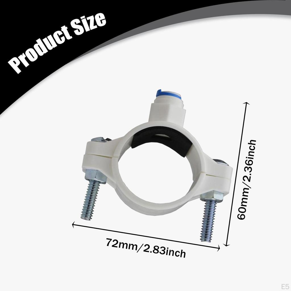 Сливной зажим под раковиной Быстроразъемное соединение Практичный хомут-седло Клипса Питьевая вода Отходы