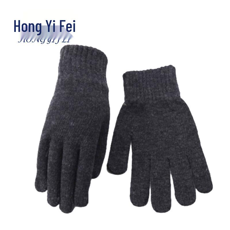Теплые вязаные защитные перчатки Hongyi Fly для зимы