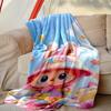 1pc Easy-Care LABUBU Blanket, Perfect for Couch, Bed, Home, Travel & More, Warm & Durable Printed Blanket