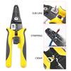 6-in-1 Wire Stripper Multi-function Wire Cutter Portable for Sharp Pliers 7.5'' Wire Crimper Cutter Electrical Cable Cut