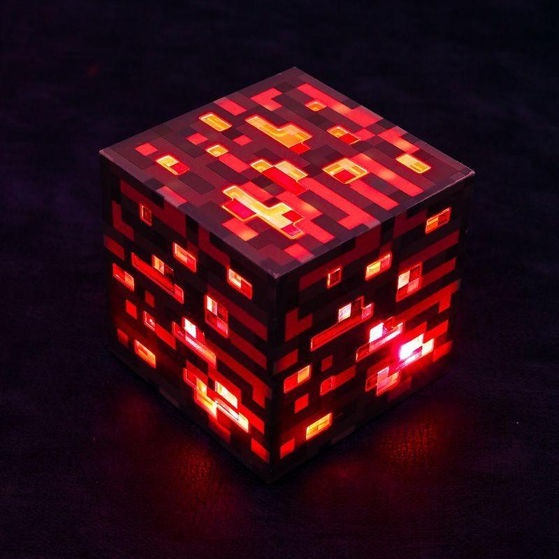 Minecraft Night Light Bottle Bee Salamander Creeper Building Block Lamp Gift