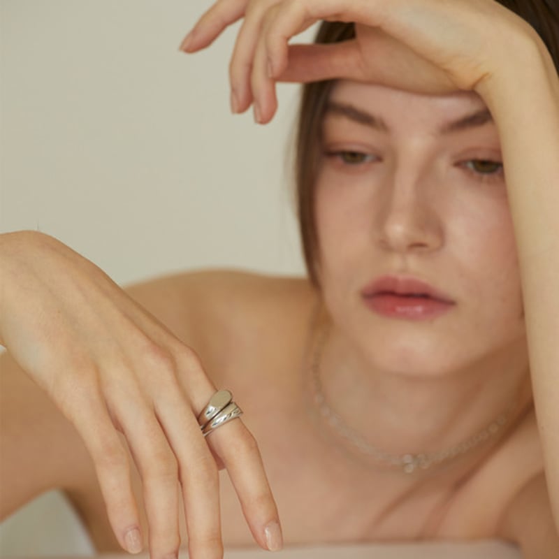 Reve [Серебро 925] кольцо с плоской резьбой