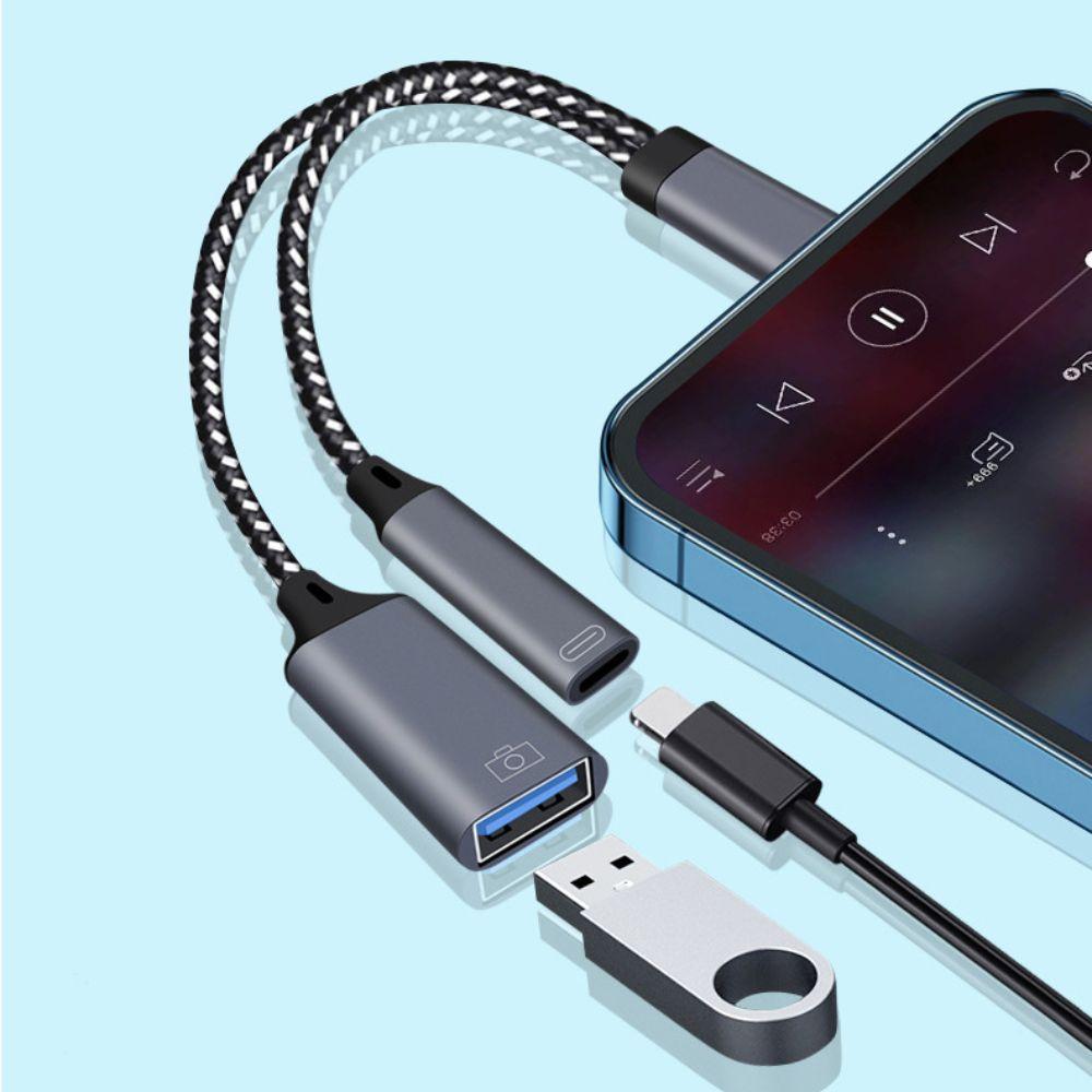 Y-разветвитель USB C OTG кабель телефонный адаптер зарядный адаптер Type C OTG телефонный адаптер