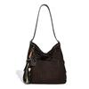 Women's bag 2025 new trendy versatile simple woven bucket bag large capacity tote bag fashionable shoulder crossbody bag
