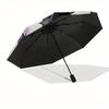 Hello Kitty,Halloween Automatic Folding Umbrella-Simple 8-Rib Design, Bright Cartoon Pattern, Durable Iron Frame, Suitable For Travel, Outdo