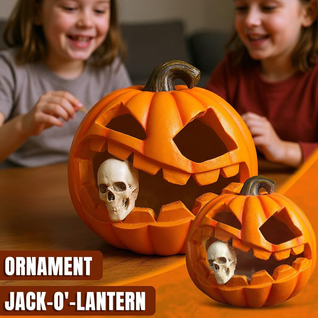 Halloween Cushaw Specter Retro Desktop Cranium Props Resin Ornaments Creative Specter Festival Decorations