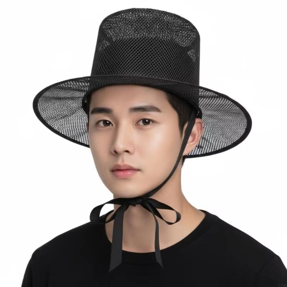 Lightweight Traditional Korean Gat Hat Adjustable Stage Performance Hat  Cultural Events