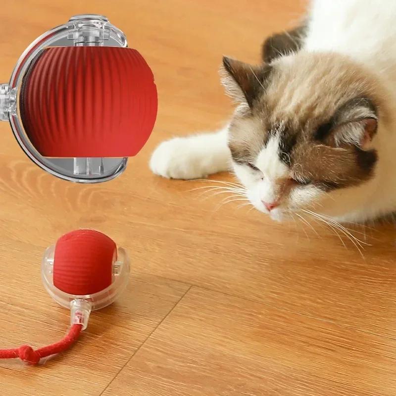 Cat Toy Ball Teasing Cat Rolling Ball Hair Pet Relieve Boredom Plush Teasing Cat Ball Cat Toys Pet Pet Toys Interactive Cat Toy