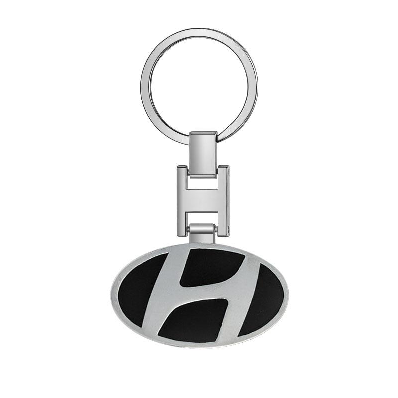 1 шт. Модный автомобильный брелок с эмблемой, аксессуары для ключей для Hyundai i30 Tucson Elantra Venue Palisade Terracan Accent Veloster Sonata