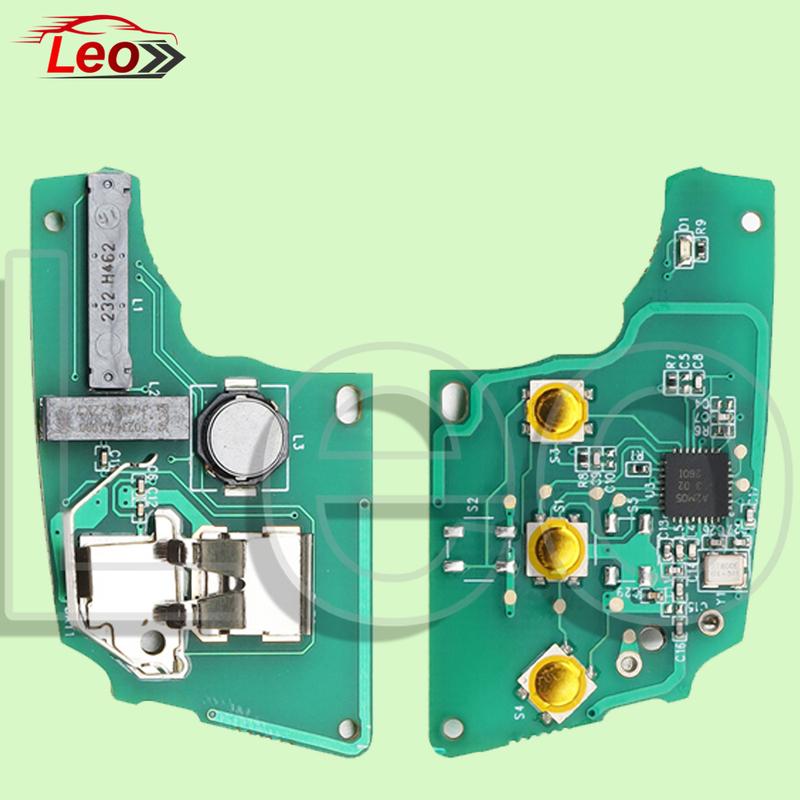 Leo Smart Flip Remote Key For VW Volkswagen Seat Golf 7 MK7 Touran Polo Tiguan  Keyless go/NO Keyless go 433MHz MQB48-CHIP