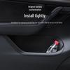 Обновленная Tesla Model Y - Декоративный аксессуар: Коврик-органайзер для слотов в дверных карманах