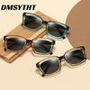Non-polarized Fashion Sunglasses Men Retro Rectangle Women Sun Glasses Female Ins Popular Colorful Vintage Square Eyewear