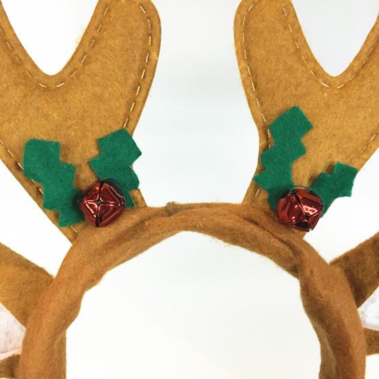 Christmas Headbands Cute Reindeer Antlers Headbands with Bell Christmas Animal Ear Hair Bands