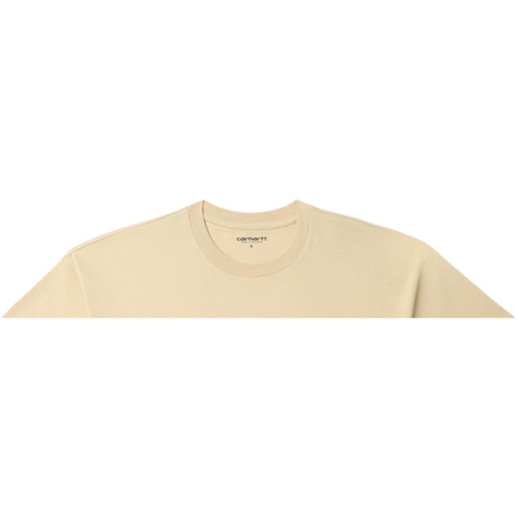 Carhartt WIP Классическая Минималистичная Повседневная Универсальная Удобная Футболка с коротким рукавом с принтом буквы из Детройта (Америка) CHXTEI033639N
