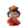 Decorative Car Cute Doll Ornament Resin Tang Dynasty Woman Figurine  Office