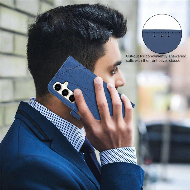 Кошелек с RFID-защитой, чехол-книжка для Samsung Galaxy A55 A35 A25 A15 5G A05 A05s 4G Coque, чехол для телефона, кожаные чехлы, защитные сумки